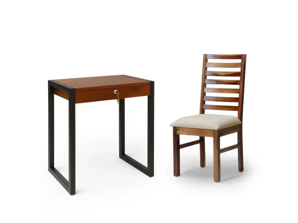 Crest Study Table with Wooden Chair